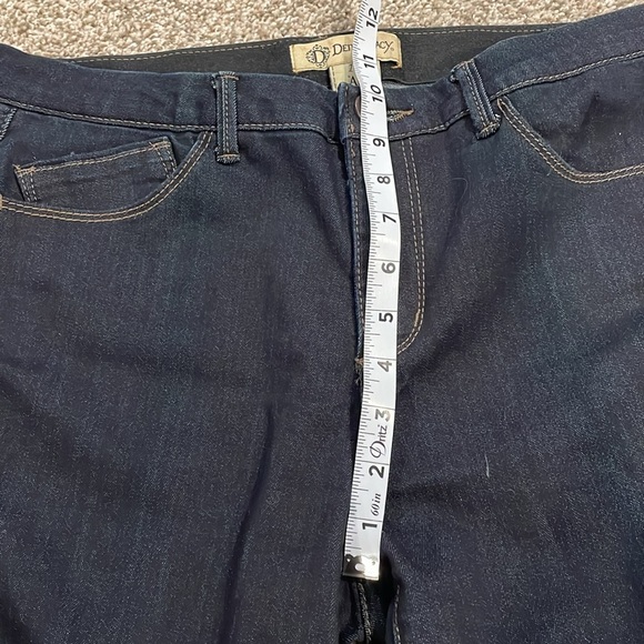 Democracy Ab Technology Jeans Skinny Dark Wash Size 10 Stretchy Denim Slimming - Picture 8 of 10